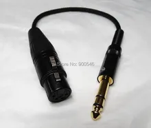 6.35mm 1/4 Male to 4-Pin XLR Female Balanced For 4-Pin XLR Male Balanced Headphone Cable Connect TRS Audio Adapter цена 6.35mm 1/4 Male to 4-Pin XLR Female Balanced For 4-Pin XLR Male Balanced Headphone Cable Connect TRS Audio Adapter цены онлайн