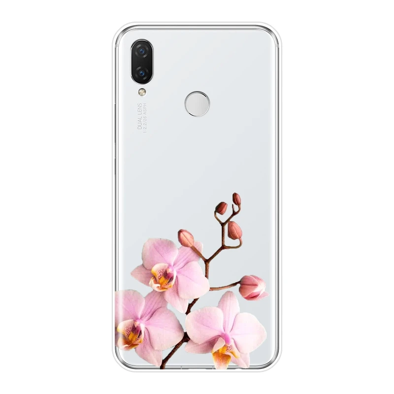 Чехол для телефона Huawei Nova Smart Lite 2017 цветочный камень силиконовый мягкий чехол 3 3I 3E