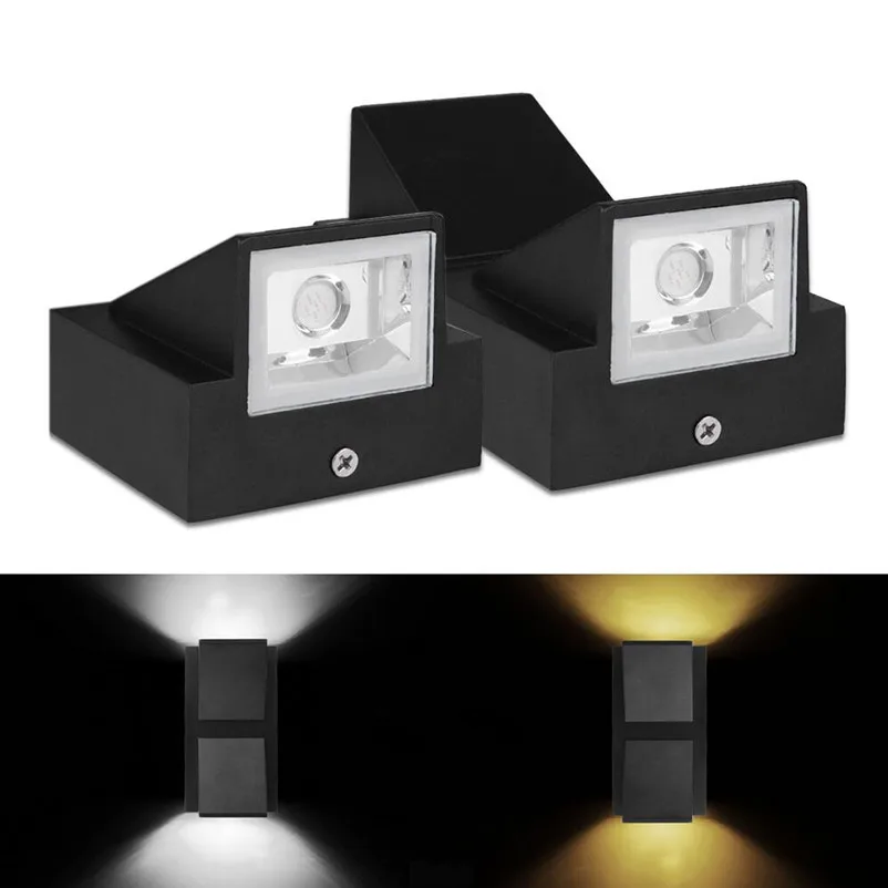 

10W LED Outdoor Lighting Wall Light Lamp Exterior Outside Up Down COB Led Porch light Waterproof IP65 Garden Light Wall scon