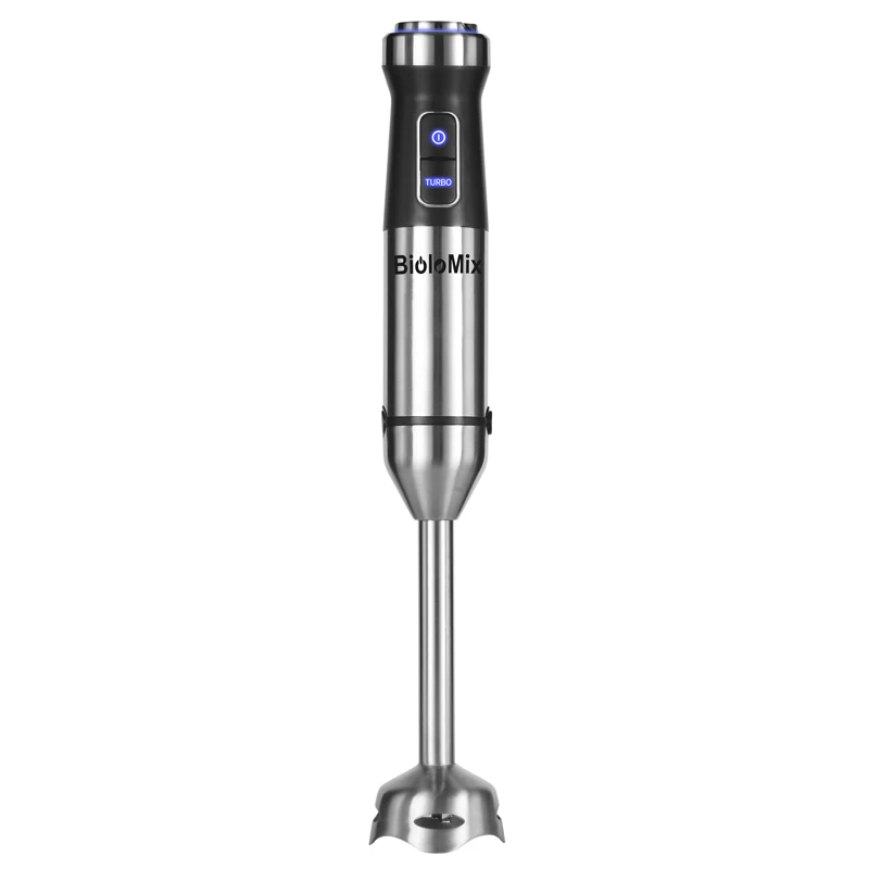 1100W High Speed Immersion Hand Stick Blender Mixer Includes 500mL Chopper and Whisk 600mL Smoothie