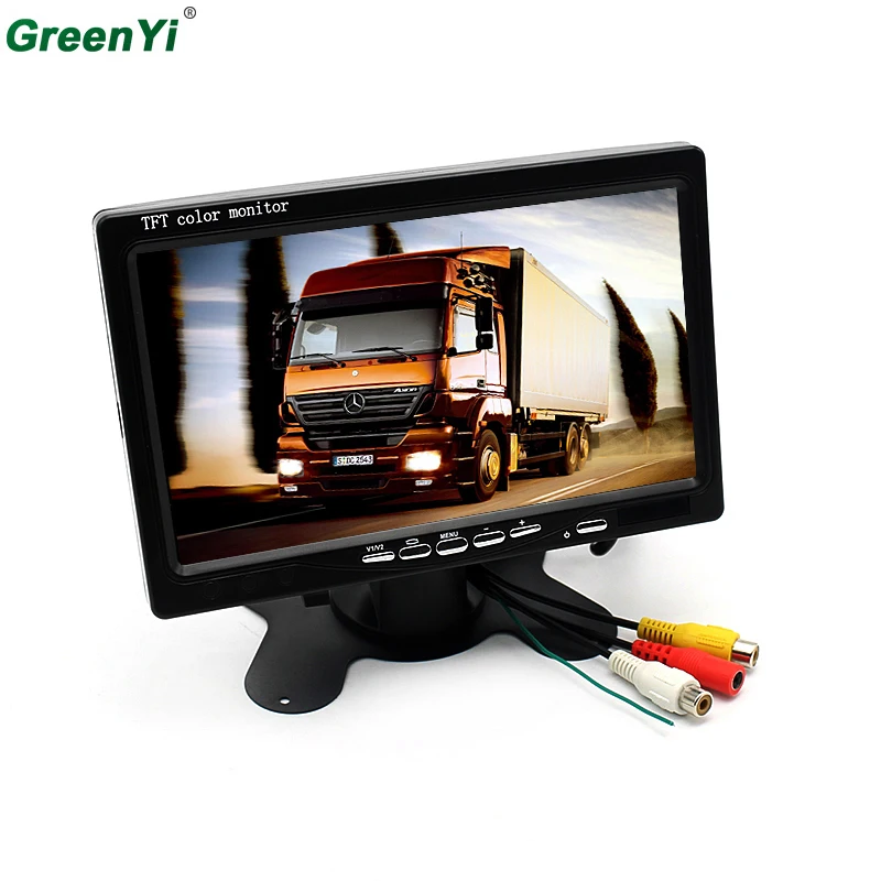 

7 inch LCD Rear View Monitor Backup Monitor Kit Universal Waterproof Rear-view For Rear Backup Vehicle / Truck / Van / Caravan