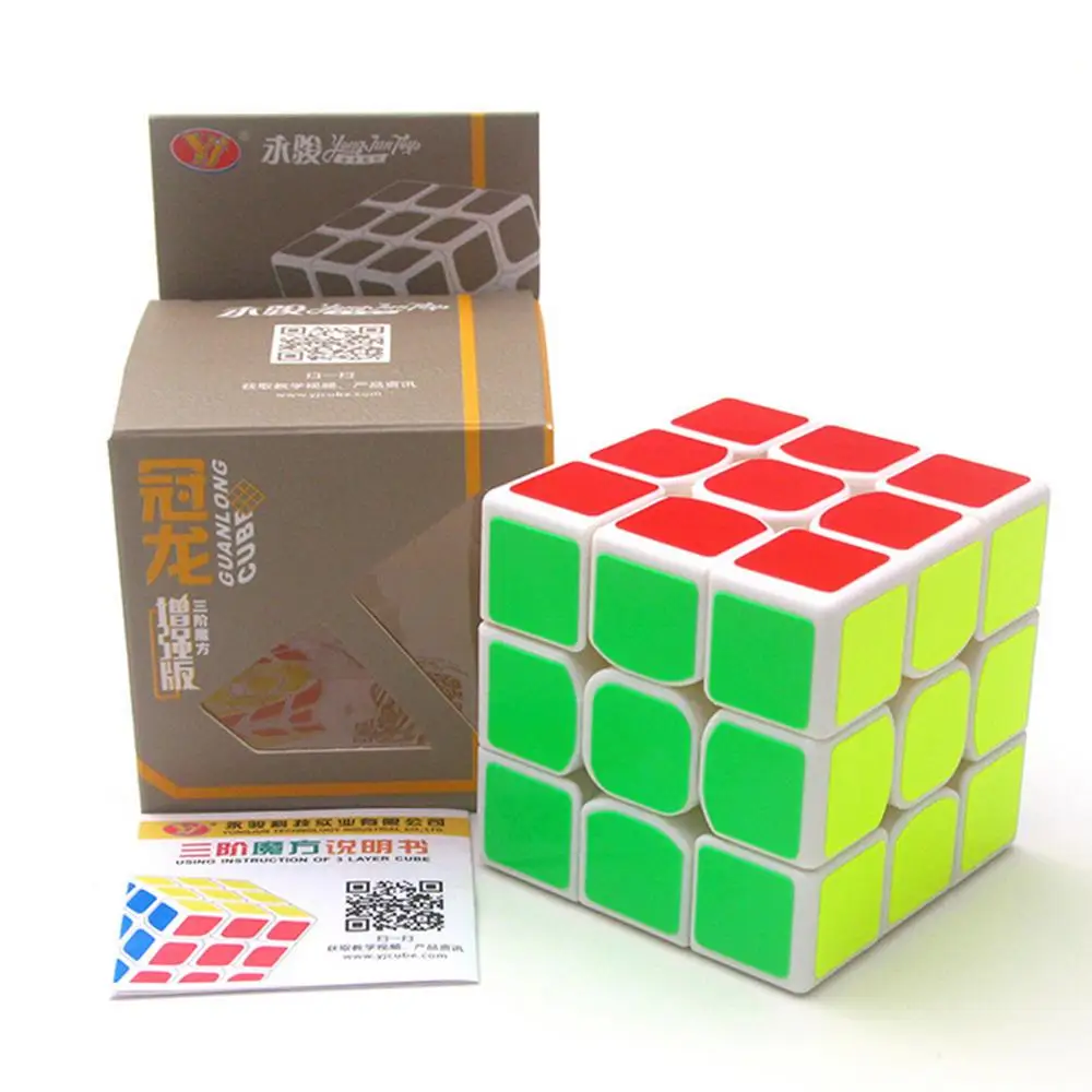 New Arrivals YJ Yongjun GuanLong Enhanced Edition 3x3x3 Magic Cube Puzzle Toys for Challenge