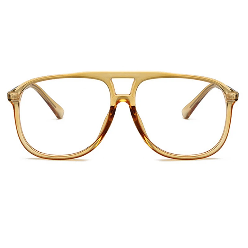 ALOZ MICC новые мужские большие солнцезащитные очки женские яркие цвета модные солнцезащитные очки из ацетата Женские винтажные очки Q81 - Цвет линз: C8-Yellow-Clear