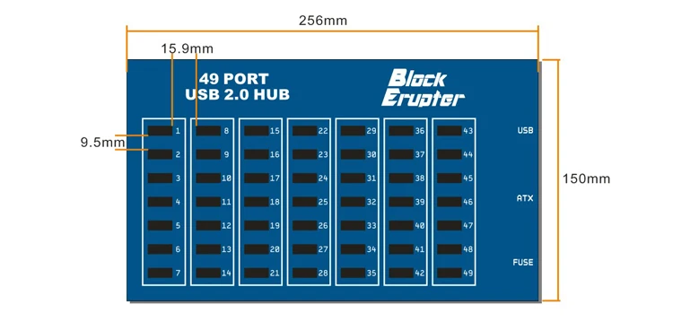 49 Порты и разъёмы usb-хаб зарядки или передачи данных Usb2.0 центров по PSU Мощность для майнинга биткоинов промышленный Класс