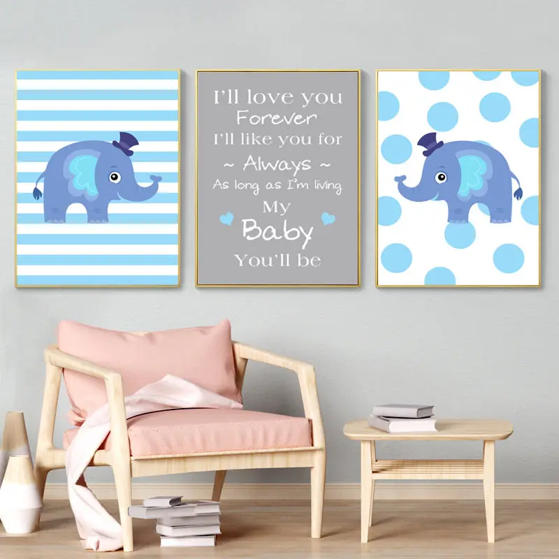 Us 2 5 52 Off Elephant Nursery Decor Letters Love Quote Infant Wall Art Poster Prints Canvas Boy Pictures Hd2651 In Painting Us 2 5 52 Off Elephant Nursery Decor Letters Love Quote Infant Wall Art Poster Prints Canvas Boy Pictures Hd2651 In Painting