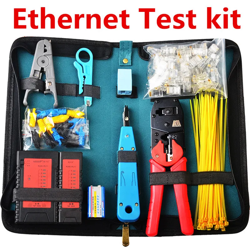 NF 468 RJ45 Network Tool Kit Cable Tester Crimper Stripper