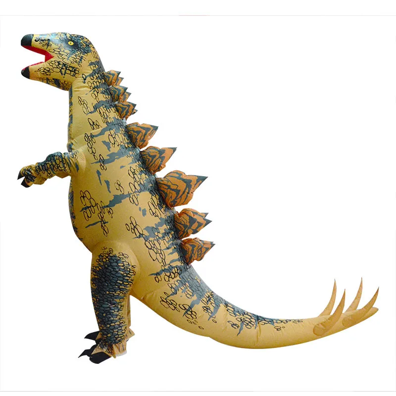 Надувной костюм динозавра Стегозавра для взрослых костюмы T REX Надувное платье