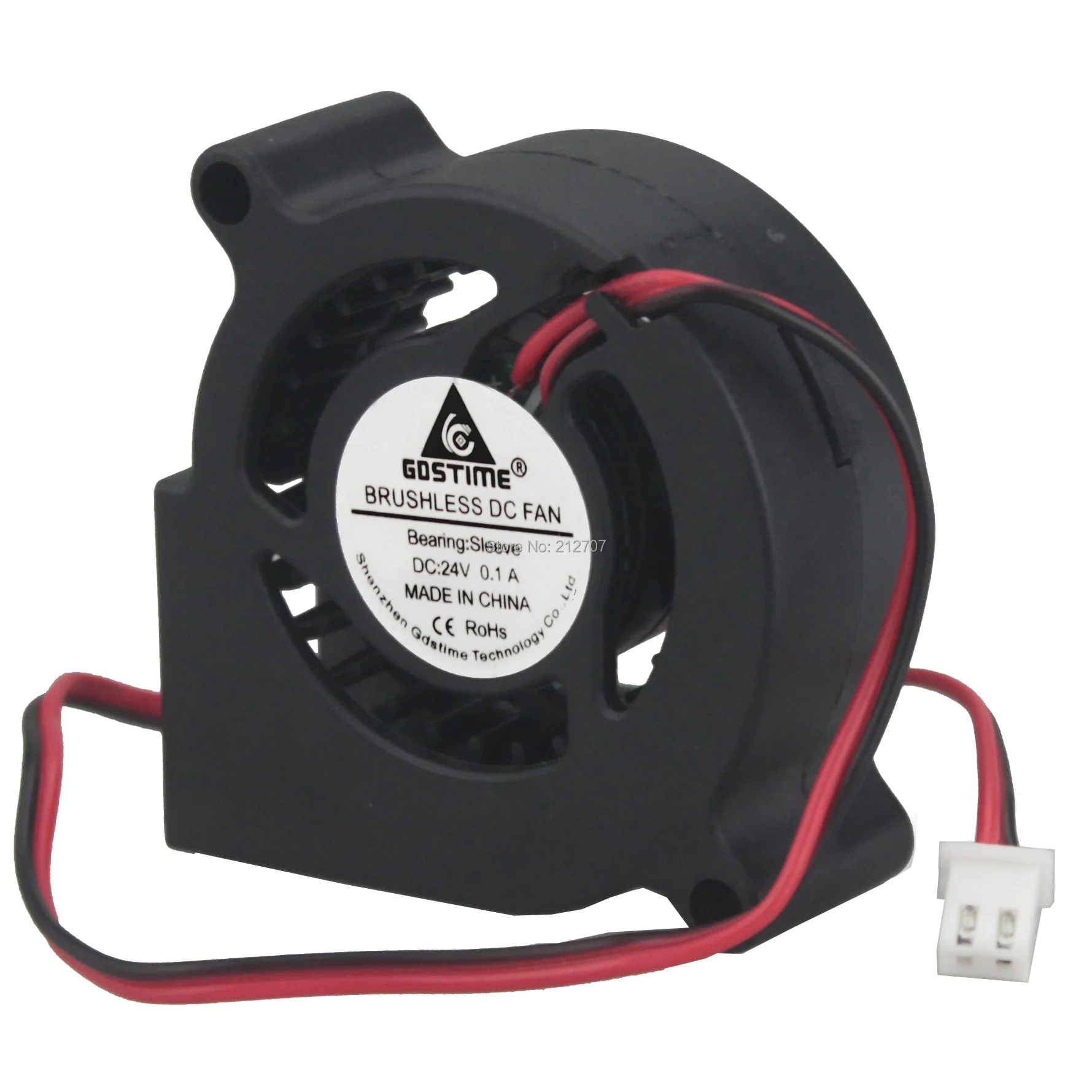 10 шт. Gdstime 5020 50 мм 50x20 мм 2Pin 0.1A 24 В DC вентилятор охлаждения