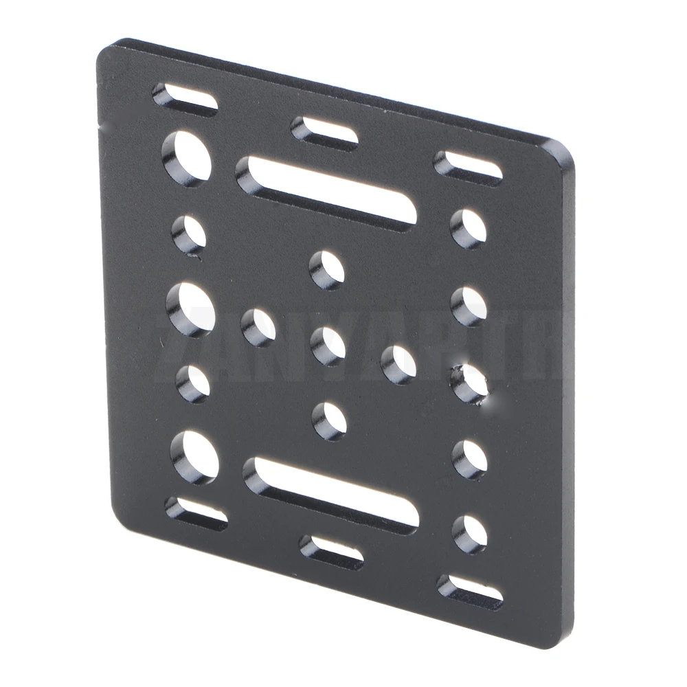 Запчасти для 3D принтера Openbuilds V Slot Gantry Plate 20 мм черная пескоструйная обработка 65 5 x