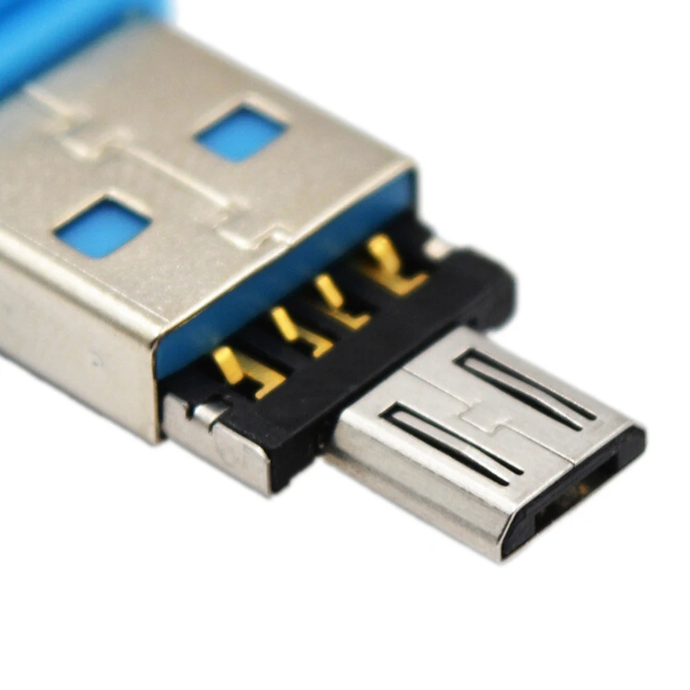 OTG адаптер USB Micro USB конвертер USB флэш-накопитель кабельный разъем для Android-смартфон Планшеты ПК с OTG 2 шт