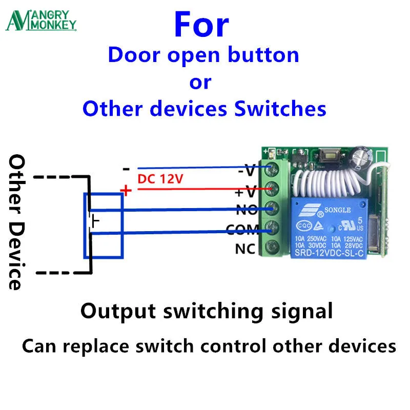 433 МГц 12VSwitch DC 12 В 10A 1CH релейный приемник и 5 шт. 3 шт. 2 шт. RF 433 МГц передатчик пульт дистанционного управления