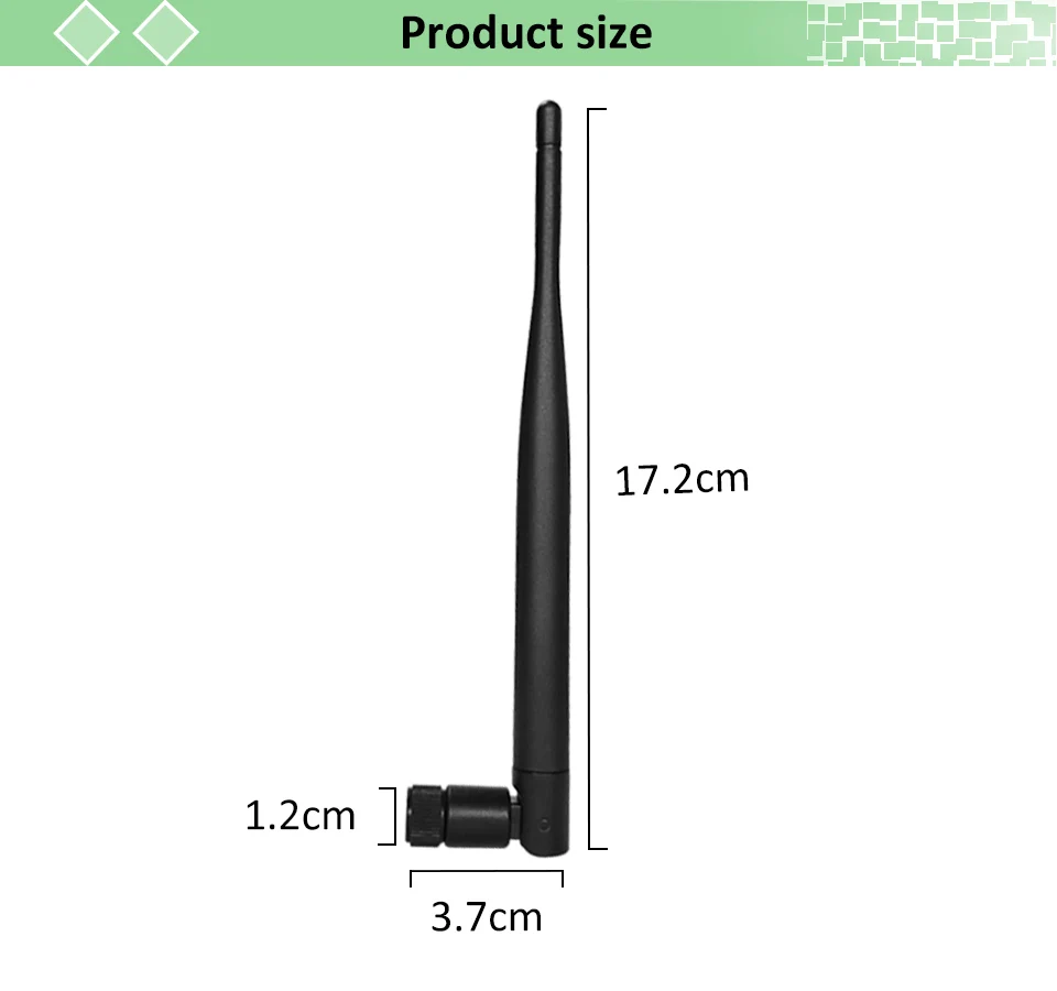 10 шт. 2,4 г wi fi телевизионные антенны 5dBi Aerial RP-SMA разъем 2,4 ГГц antena wi fi antenne для PCI карты USB беспроводной маршрутизатор усилитель сигнала wi-fi