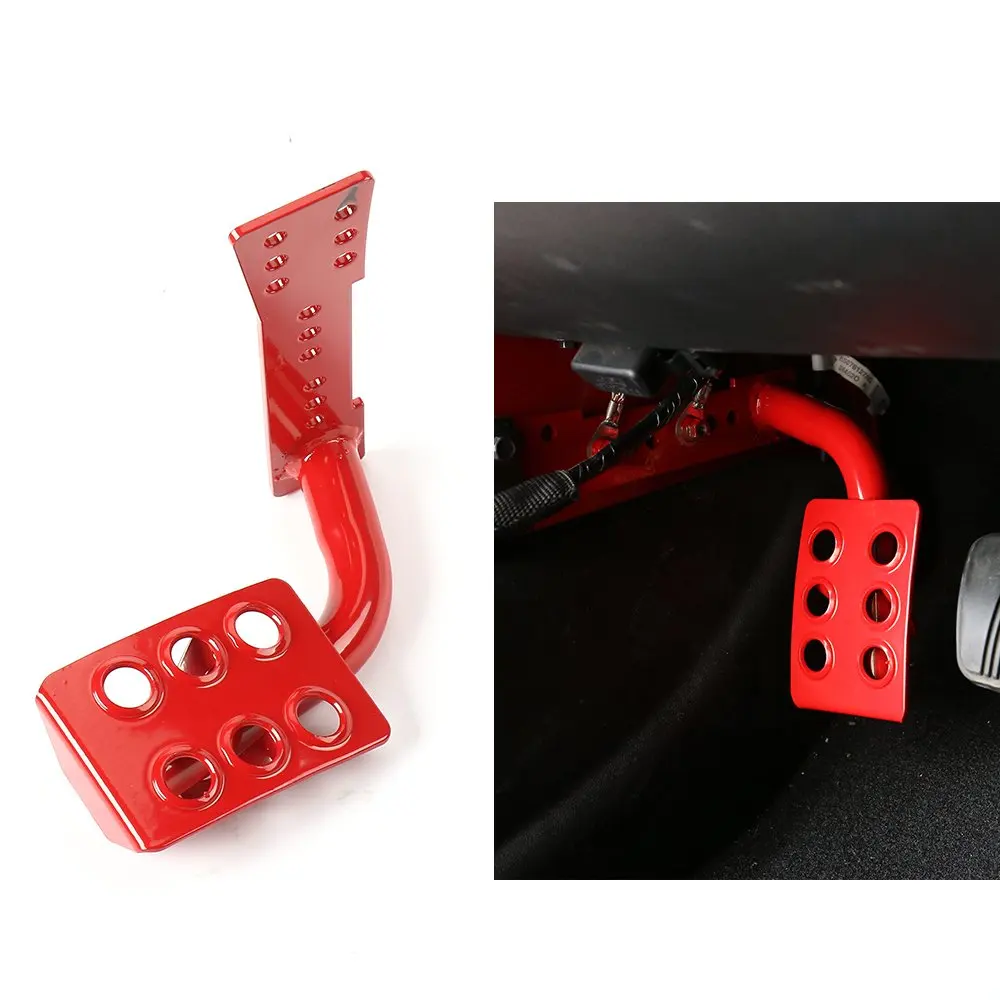 

High Quality Metal Car Interior Decoration Dead Pedal Left Side Foot Rest Kick Panel For Jeep Wrangler JK 2007-2017