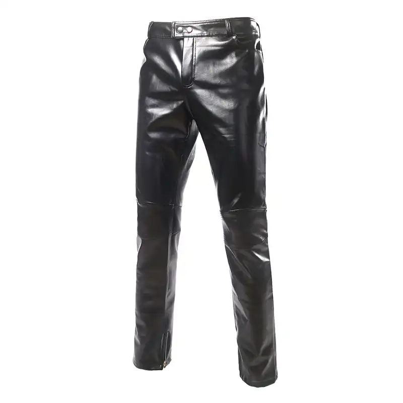 black shiny jeans mens