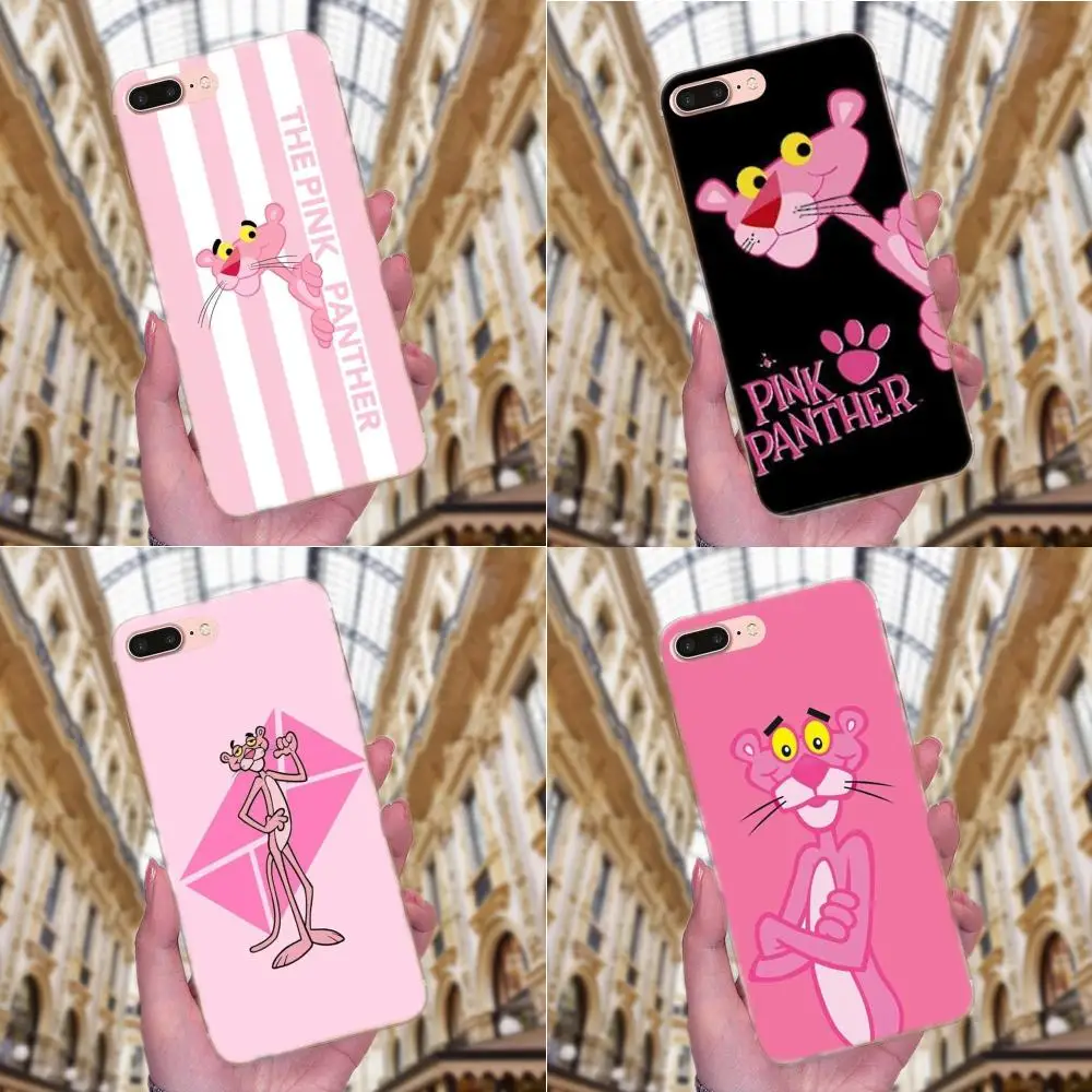 

For Xiaomi Redmi Note 2 3 3S 4 4A 4X 5 5A 6 6A Pro Plus Soft Pattern Kawaii Pink Panther New Multi