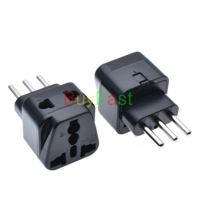 Italian, Uruguay Travel Adapter 2 Outlet Port Convert AU/UK/EU/GE/US