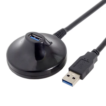 

CYDZ USB 3.0 Type-A Male to Female Extension Dock station Docking Cable 0.8m