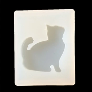 

1 Piece DIY Pendant Silicone Mold Resin Jewelry Pendant Mould Handmade Decoration Tools Cat Design E447