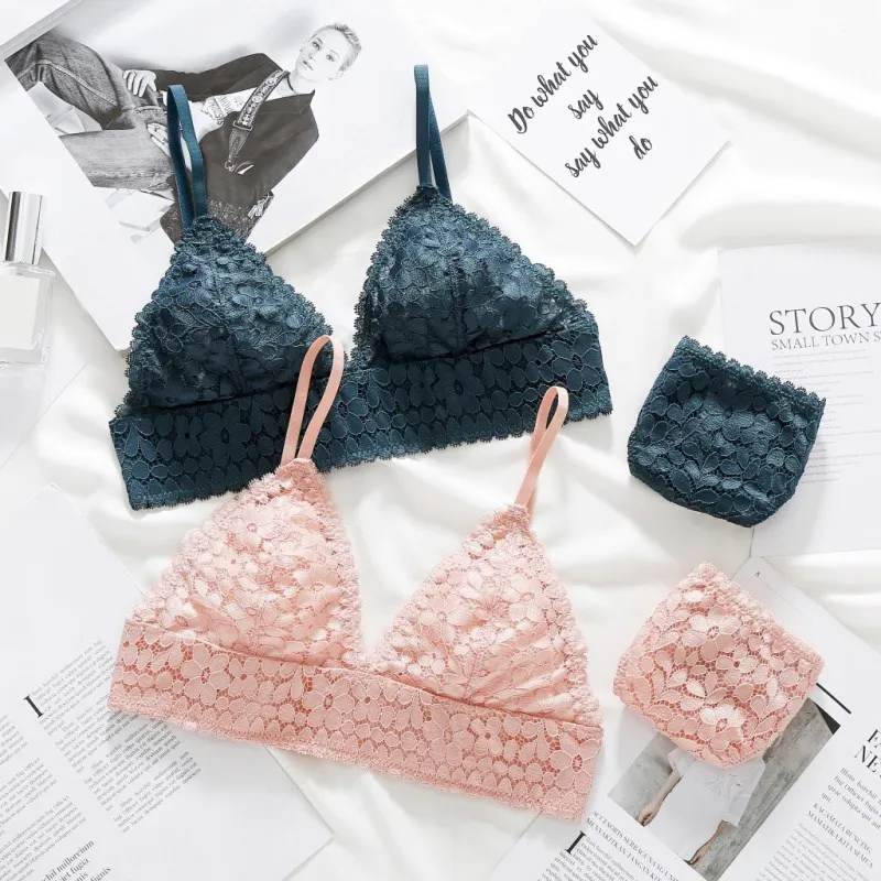 

Push Up Bra Set Sexy Lcae Briefs Lingerie Sexy Lace Bra Set Women Underwear Set