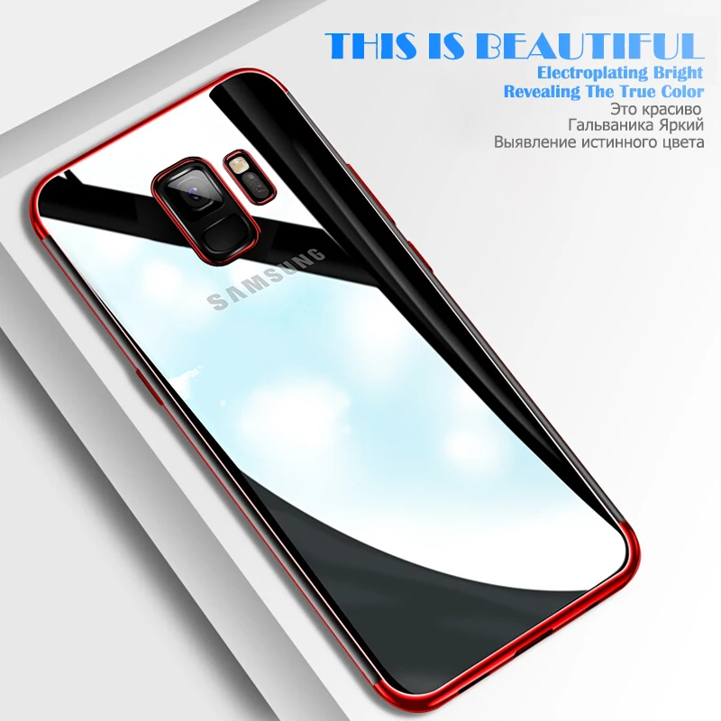 Роскошный позолоченный Мягкий ТПУ чехол для телефона samsung S8 S9 плюс A320 полное