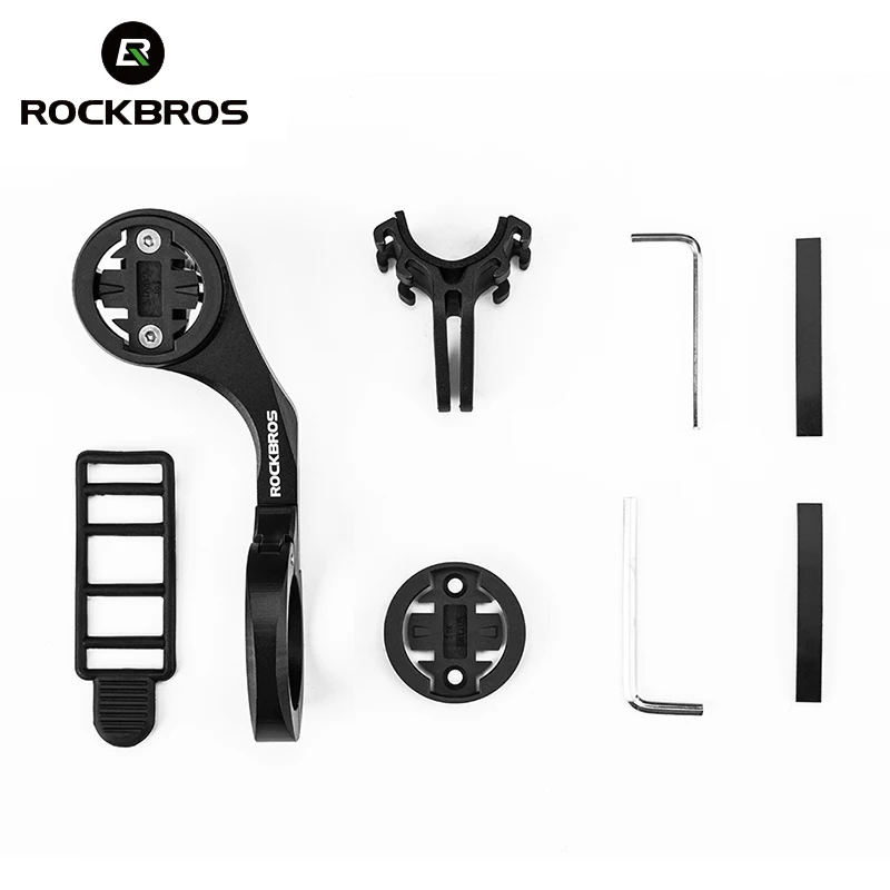 

ROCKBROS Cycling Computer Combo Holder Bicycle Gopro Computers Headlight Handlebar Combo Bracket Mount iGPSPORT Out Front Holder
