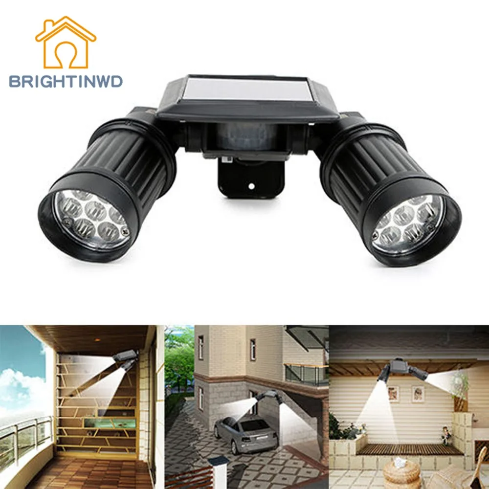 Led Solar Street Light Wall lamp Two light sources Luminaria outdoor solar lights Waterproof Floodlight powerful garden lights Led Solar Street Light Wall lamp Two light sources Luminaria outdoor solar lights Waterproof Floodlight powerful garden lights