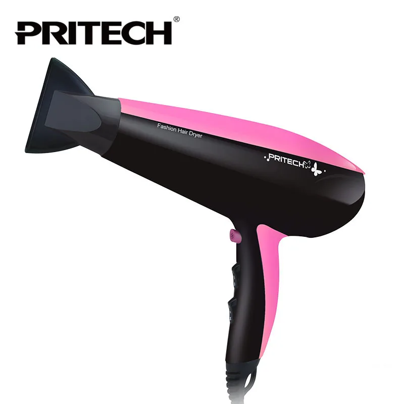 PRITECH Secador de Pelo Para El Peluquero Profesional Colorido Flor Diseño  Secador de pelo Motor de CA de Gran Potencia 2200 W Para El Salón de la Casa  uso|hair dryer|hair dryer designprofessional