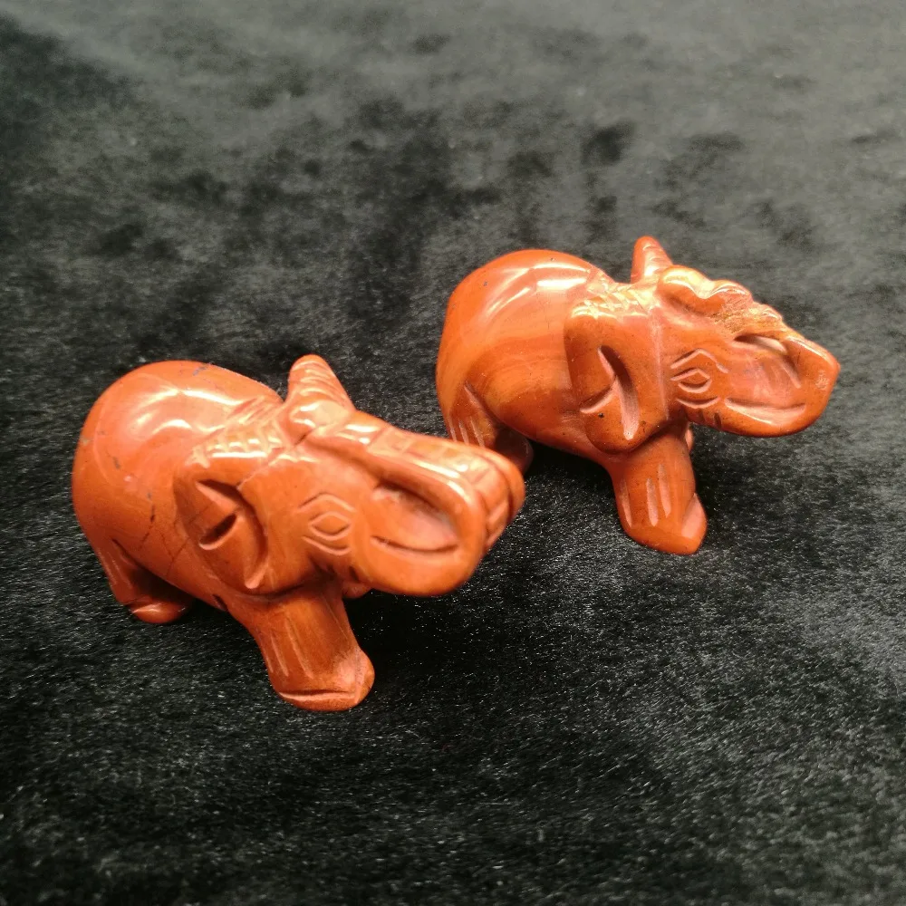 red jasper crystal hand carved elephant (5)