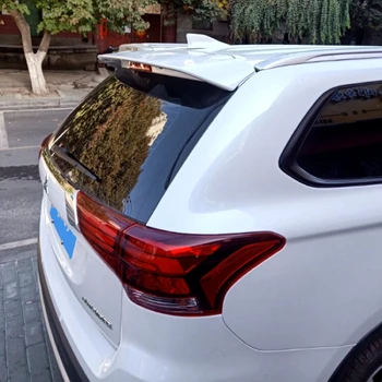 

For Mitsubishi Outlander 2013 - 2016 ABS Plastic Unpaint Exterior Rear Spoiler Tail Trunk Boot Wing Decoration Car Styling