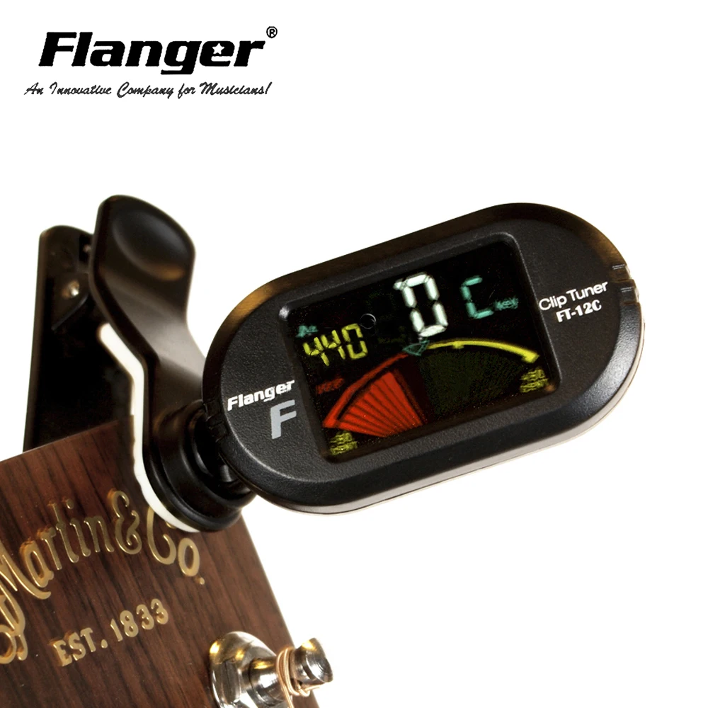 New Arrival Flanger Chromatic Acoustic Guitar Bass Tuner Universal