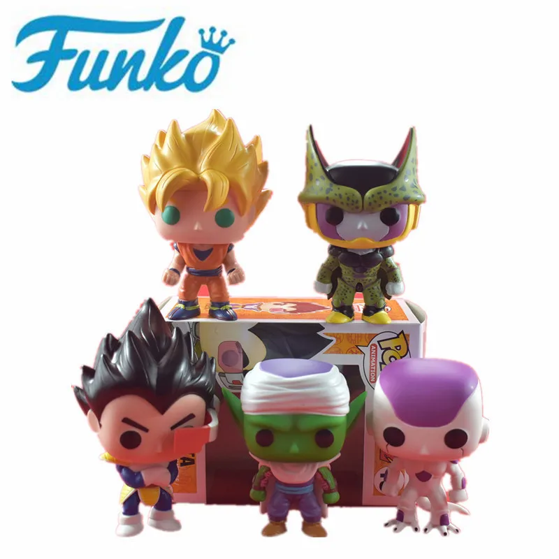 FUNKO POP Dragon Ball Sun Wukong Vegeta Saroo Bic Freeza фигурка супер изображение кукла поп! ПВХ игрушка