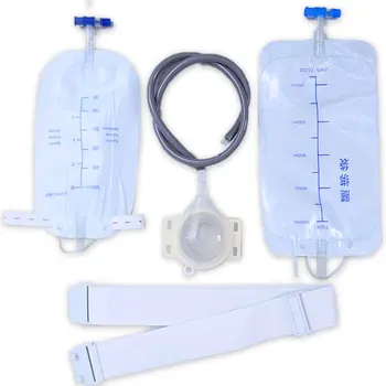 

Day and night silicone bladder side belt urinary tract pocket Urinary bag Repeated use of ostomy bag