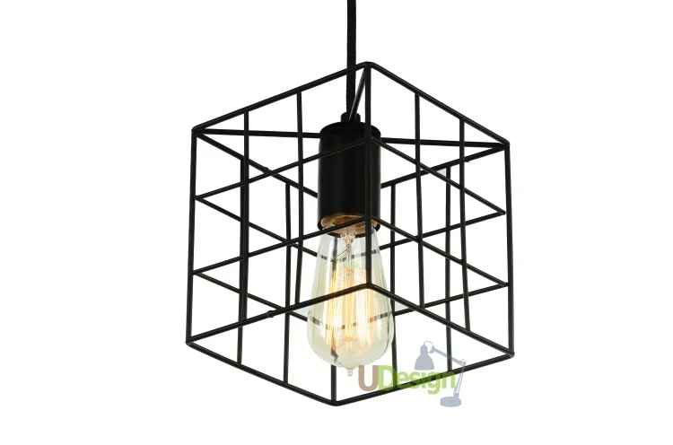 

free shipping RH565 Retro Loft vintage style Metal painting cage pendant lighting lamp