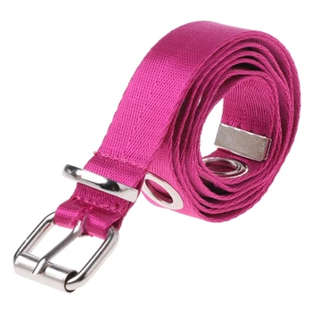 

Fashion Unisex Waist Belt Hollow Holes Straps Buckle Decorative Waistband Nylon
