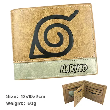 

Naruto Style Fashion Anime PU Wallet Money Bag Wallets Coins Pocket Casual Purses Card Unisex Gifts New