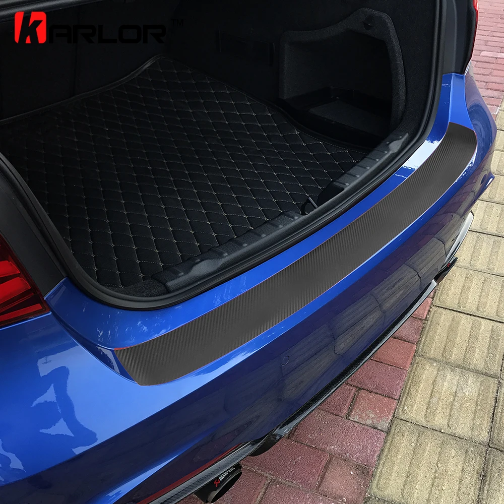 Цветная наклейка на задний бампер для BMW F30 3 серии|car styling|rear bumperfor bmw |