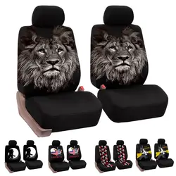 Cacoonlisteo Универсальный 4 шт. набор напечатанных чехлов для автомобильных сидений набор для четырех сезонов мода авто сиденье Подушка