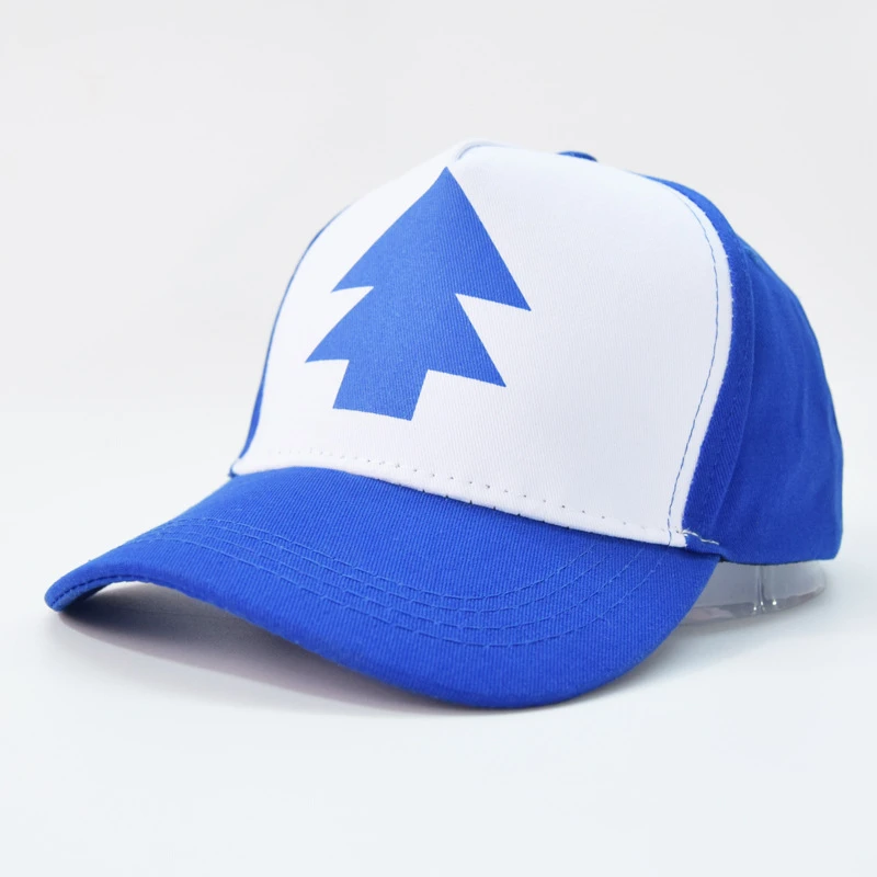Gravity Falls Dipper Pines Cosplay Hats Dipper Baseball Caps Cosplay Accessories Hat Canvas Caps Adjustable Peaked Cap scary halloween costumes