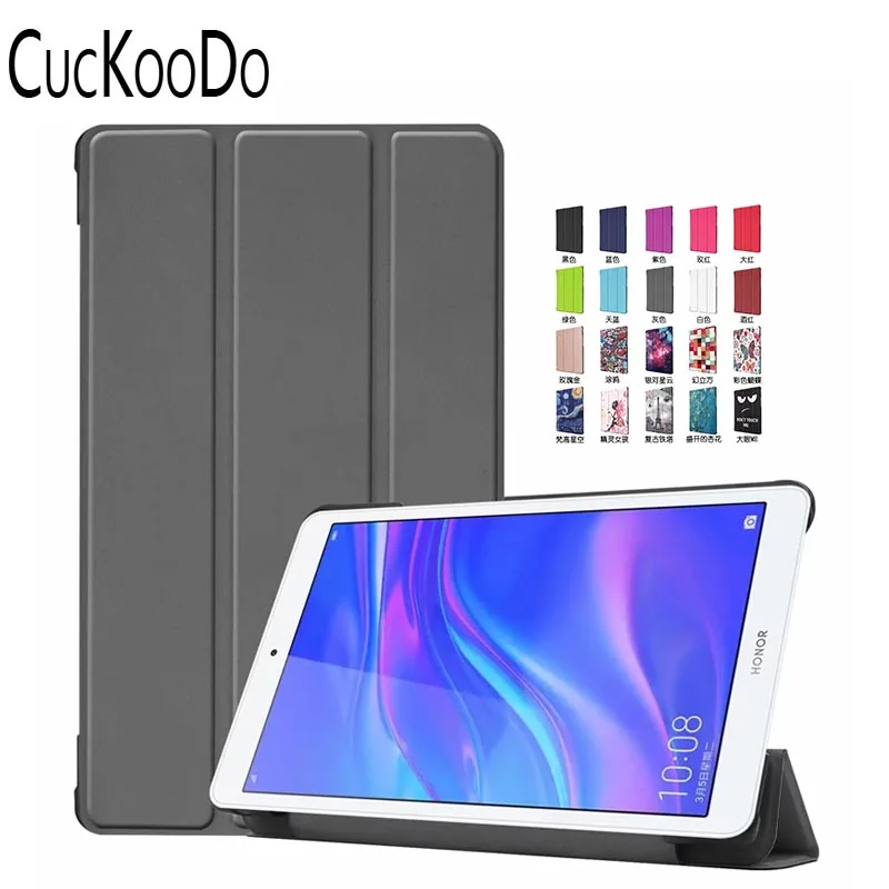 US $478.00 100Pcslot For Huawei MediaPad T5 80 Slim Smart Trifold Stand Case Cover for Huawei MediaPad T5 8Inch Tablet