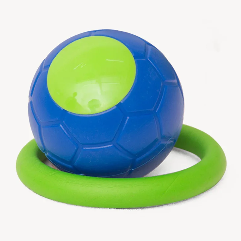 Preskool обучающая игрушка для детей прыгающий мяч Фитнес Спортивная игрушка прыгающее кольцо Губка Крышка для детского сада наружная игра - Цвет: Blue