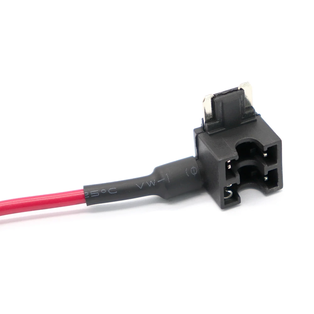 10Pcs 12V Car Add-a-circuit Low Profile Mini Fuse Tap Adapter Mini Blade Fuse Holder with 5Pcs 15A Fuses Styling