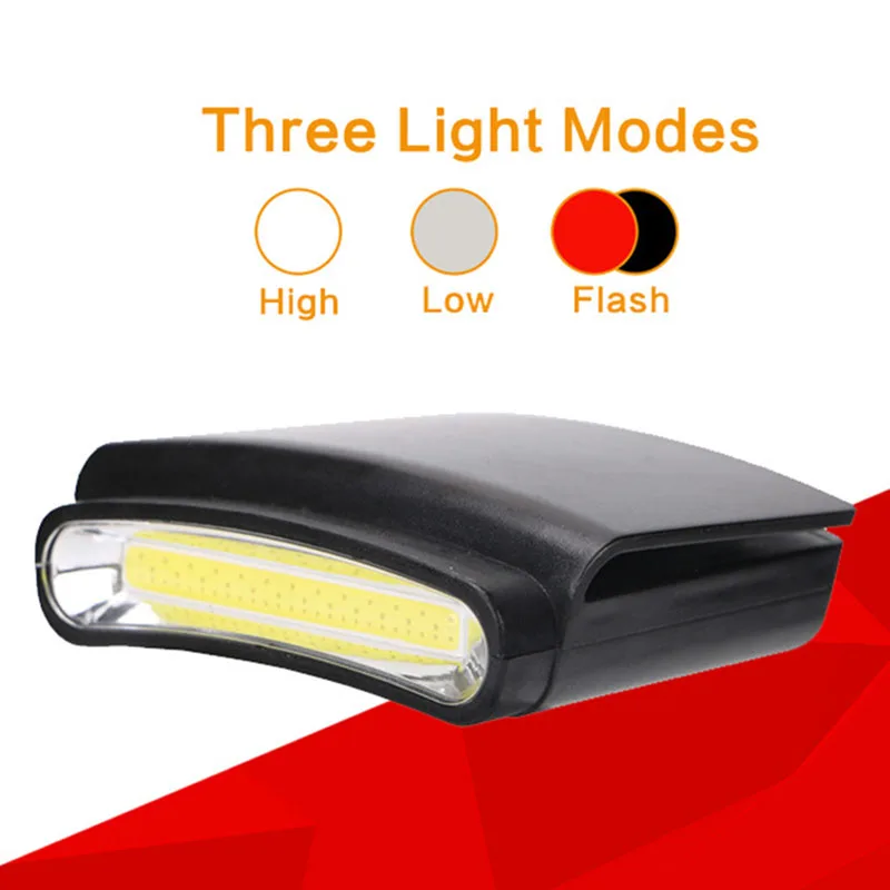 Perfect Outdoor Headlamp Camping Cap Hands free Red strobe COB LED Torch Headlight Emergency Mini Flashlight 1