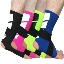 1 шт. безопасный с поддержкой лодыжки тренажерный зал Защита ног эластичный бандаж на щиколотку скобка защитная полоса Спорт противоскользящая защита для фитнеса