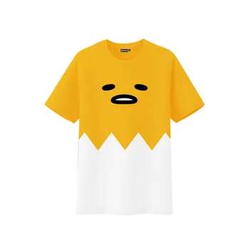 

Japanese Anime Gudetama Shirt Cute Girls Short Sleeve Cotton O-neck T-shirt Cosplay