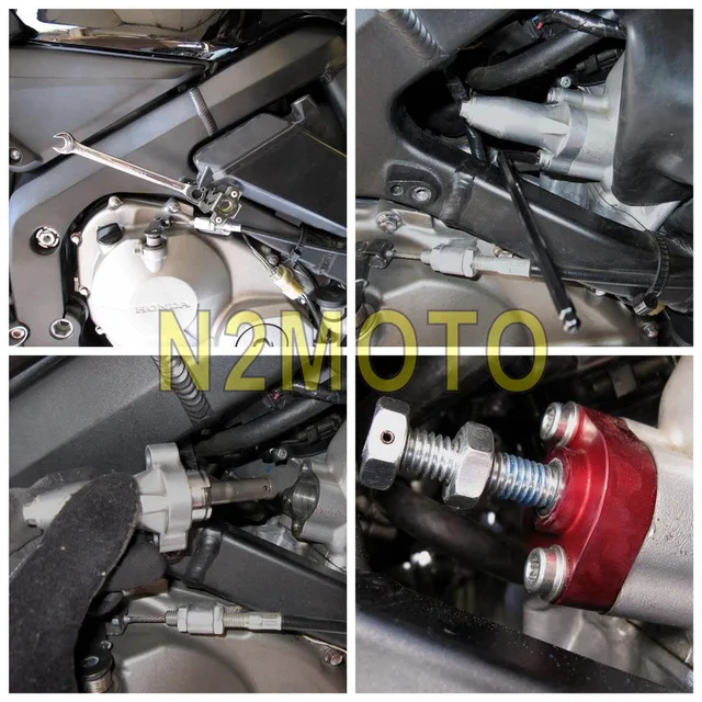 Red Cam Chain Tensioner Manual Adjuster for Yamaha Street FZ6 FZ1 YZF