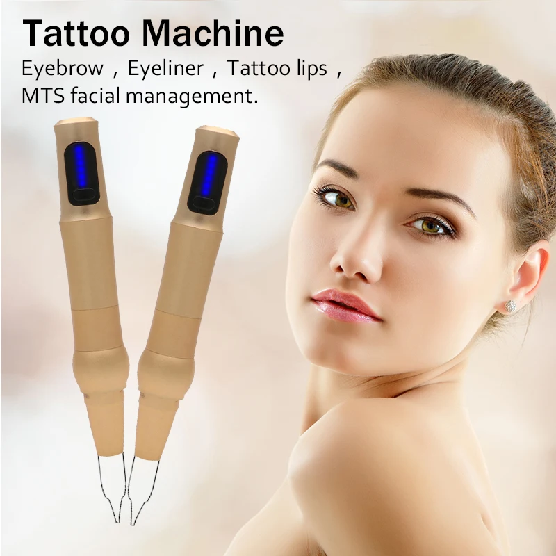 

1set high quality lip digital Import Motor Rotary Tattoo machine Permanent Makeup Machine Pen Liberty tattoo pen free shipping