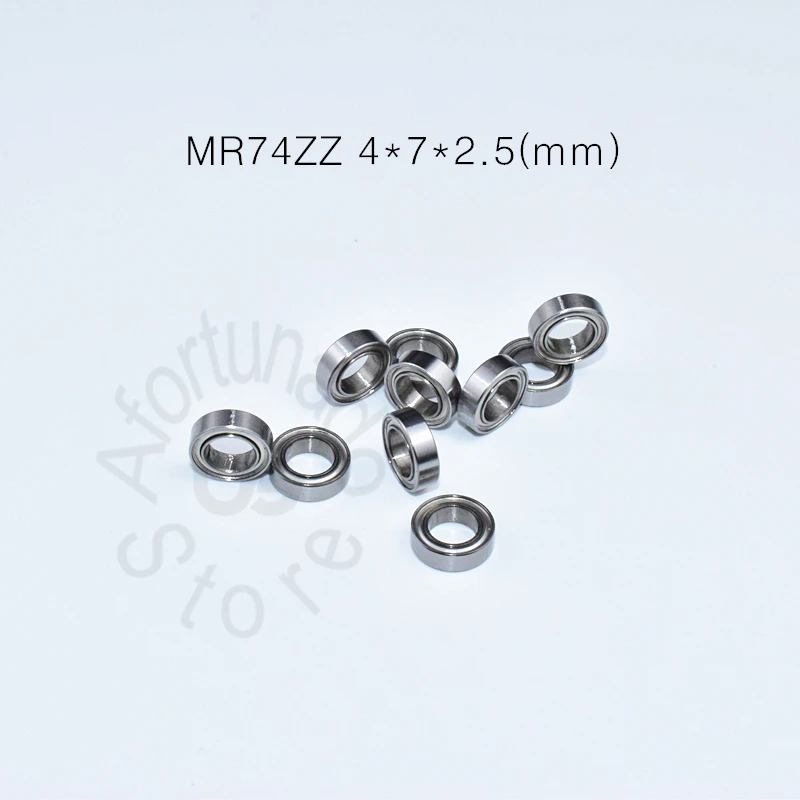 Подшипники MR74ZZ 4*7*2 5 (мм) 10 шт. металлические герметичные бесплатная доставка