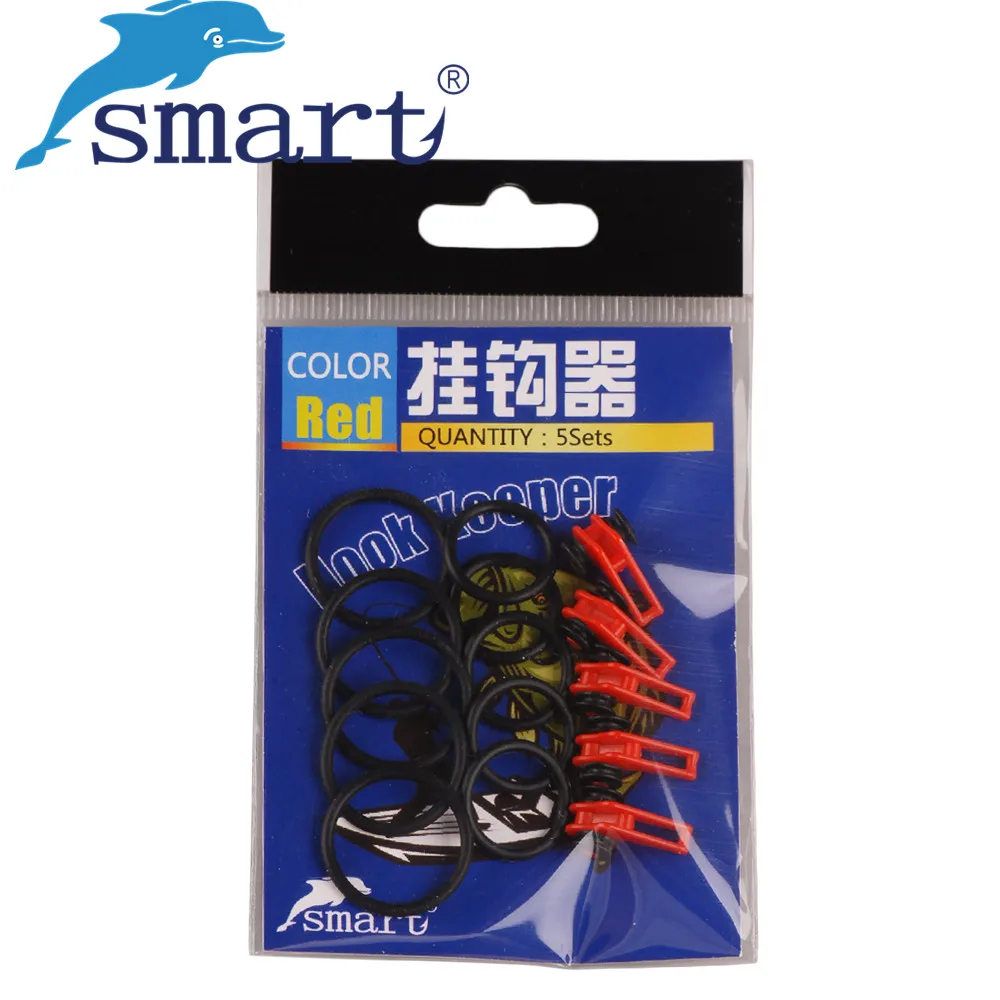 

SMART 20Sets Hook Keeper (2 Circles and 1 Plastic Keeper)/Set Tenkara Rod Clip Hanging Hooks Holder Fishing Tackle Pesca