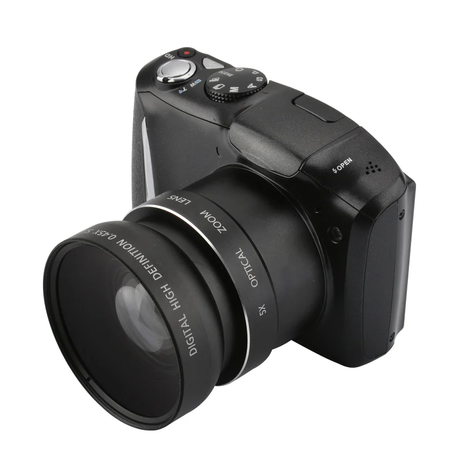 Новейшая цифровая видеокамера Max 16MP с 8-кратным цифровым перезаряжаемый зум литиевая батарея dslr камера мини камера