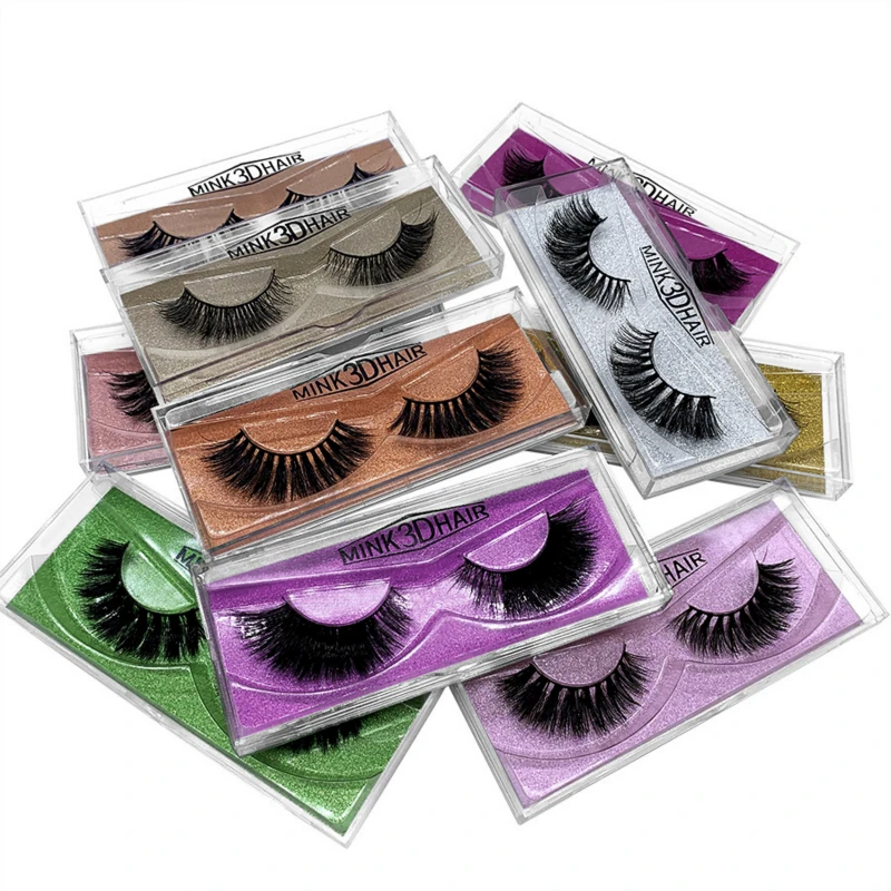 

Factory Price 3D Mink Lashes False Eyelashes Thick Curl Fake Eyelash Strip 3D Eye Lashes Makeup Eyelashes Extension Beauty Tool